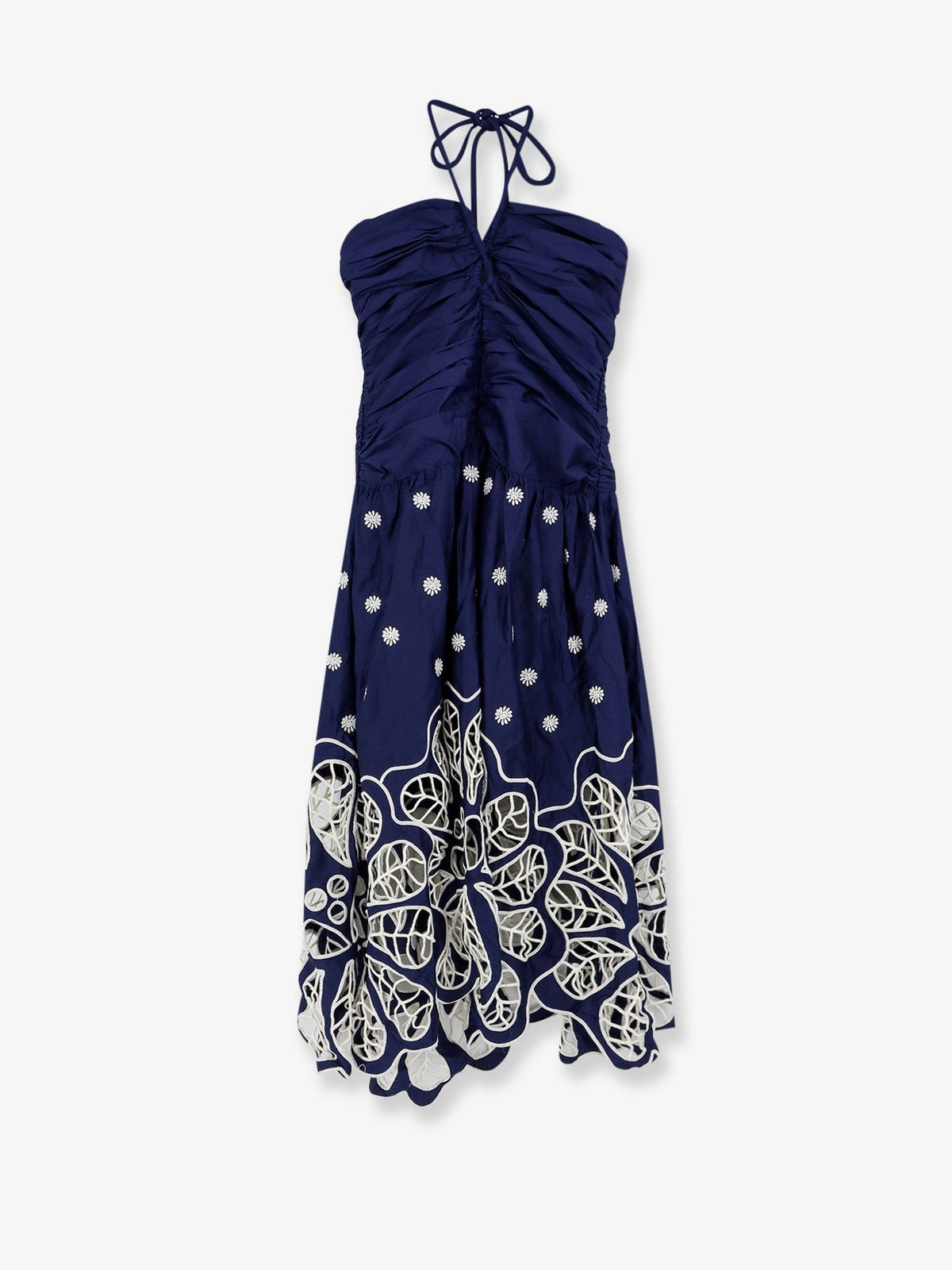 FARM Rio Women's Richilieur Organic Cotton Dress Blue