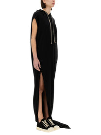 RICK OWENS DRKSHDW - Rick Owens Drkshdw Long Dress With Hood - Women’s Clothing