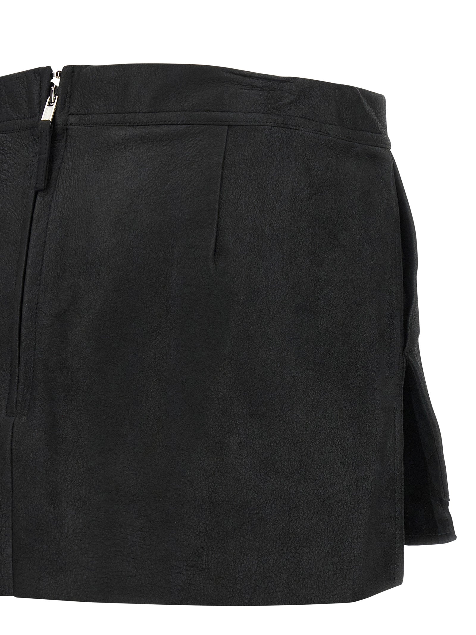 RICK OWENS - RICK OWENS - ’Fog Cutdff’ mini skirt - Women’s Bottoms