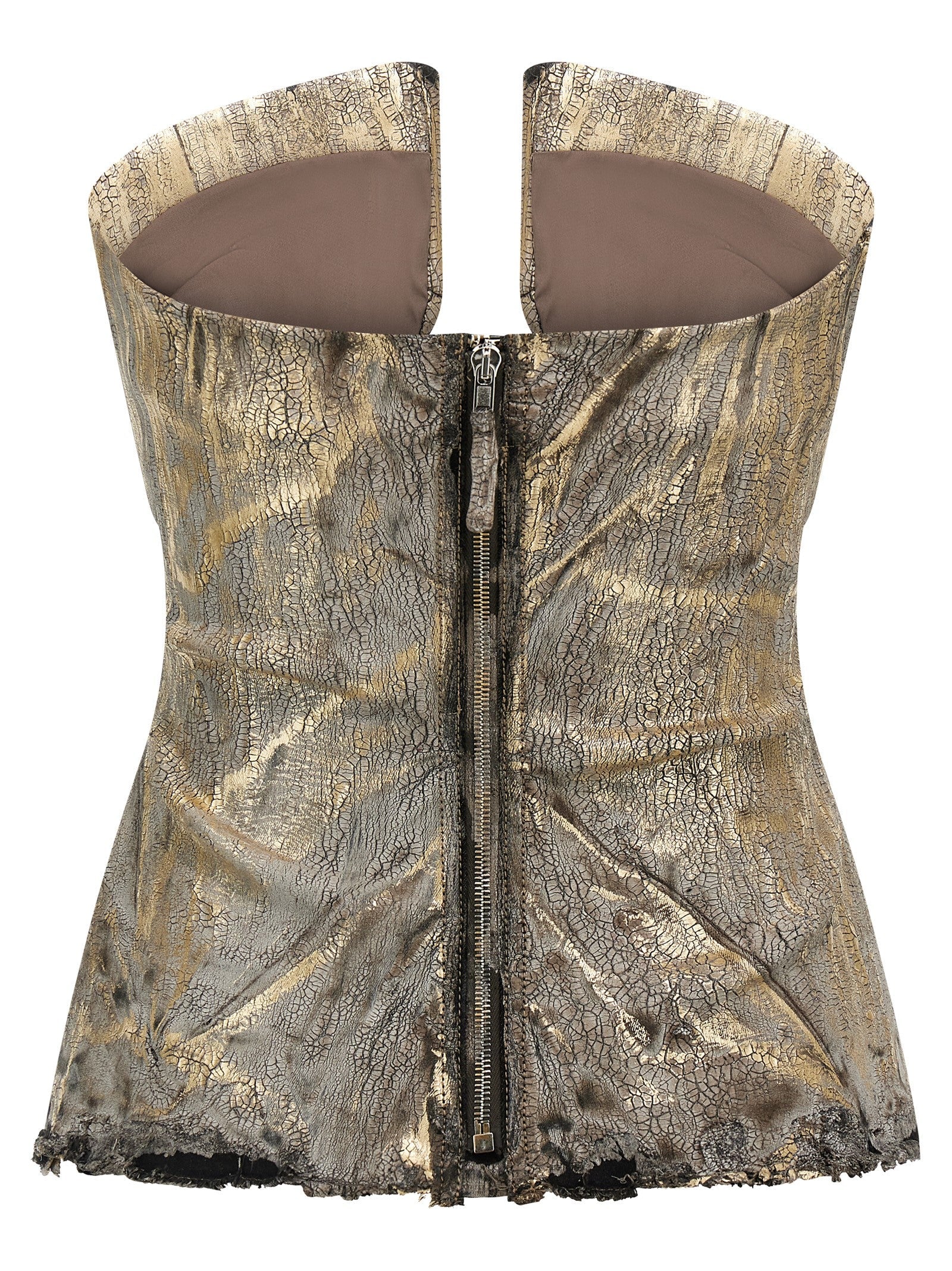 RICK OWENS - RICK OWENS - ’Woven Prong’ top - Women’s Tops