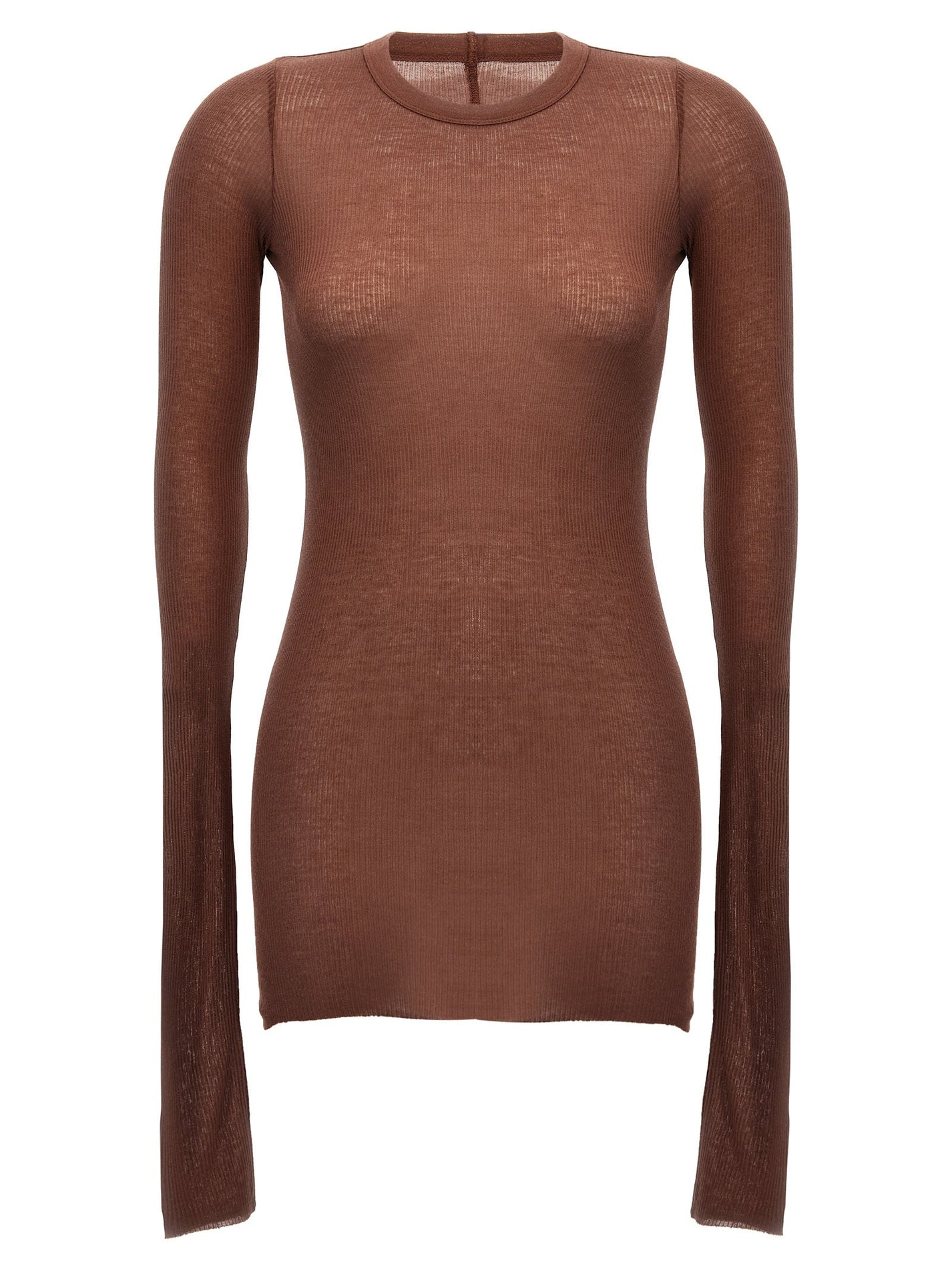 RICK OWENS - RICK OWENS - ’Rib Ls T’ T-shirt - Women’s Tops