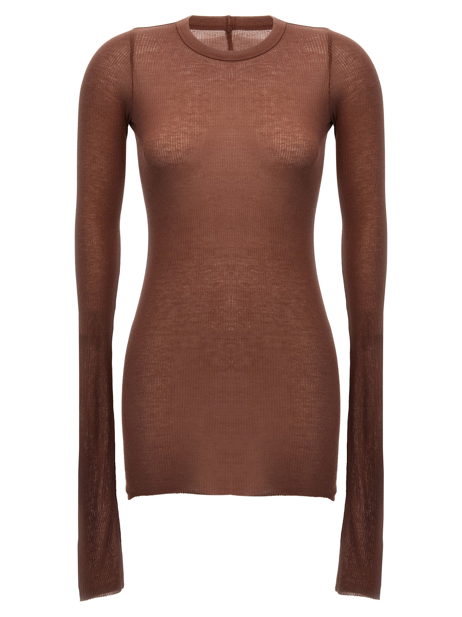 RICK OWENS - RICK OWENS - ’Rib Ls T’ T-shirt - Women’s Tops