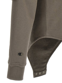 RICK OWENS - RICK OWENS - Champion x Rick Owens hooded bodysuit - Men’s Sweatshirts
