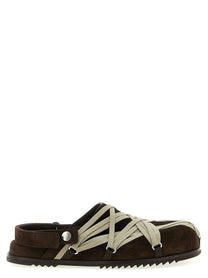 RICK OWENS - RICK OWENS - ’Megalace Mule Granola’ sabots - Men’s Shoes