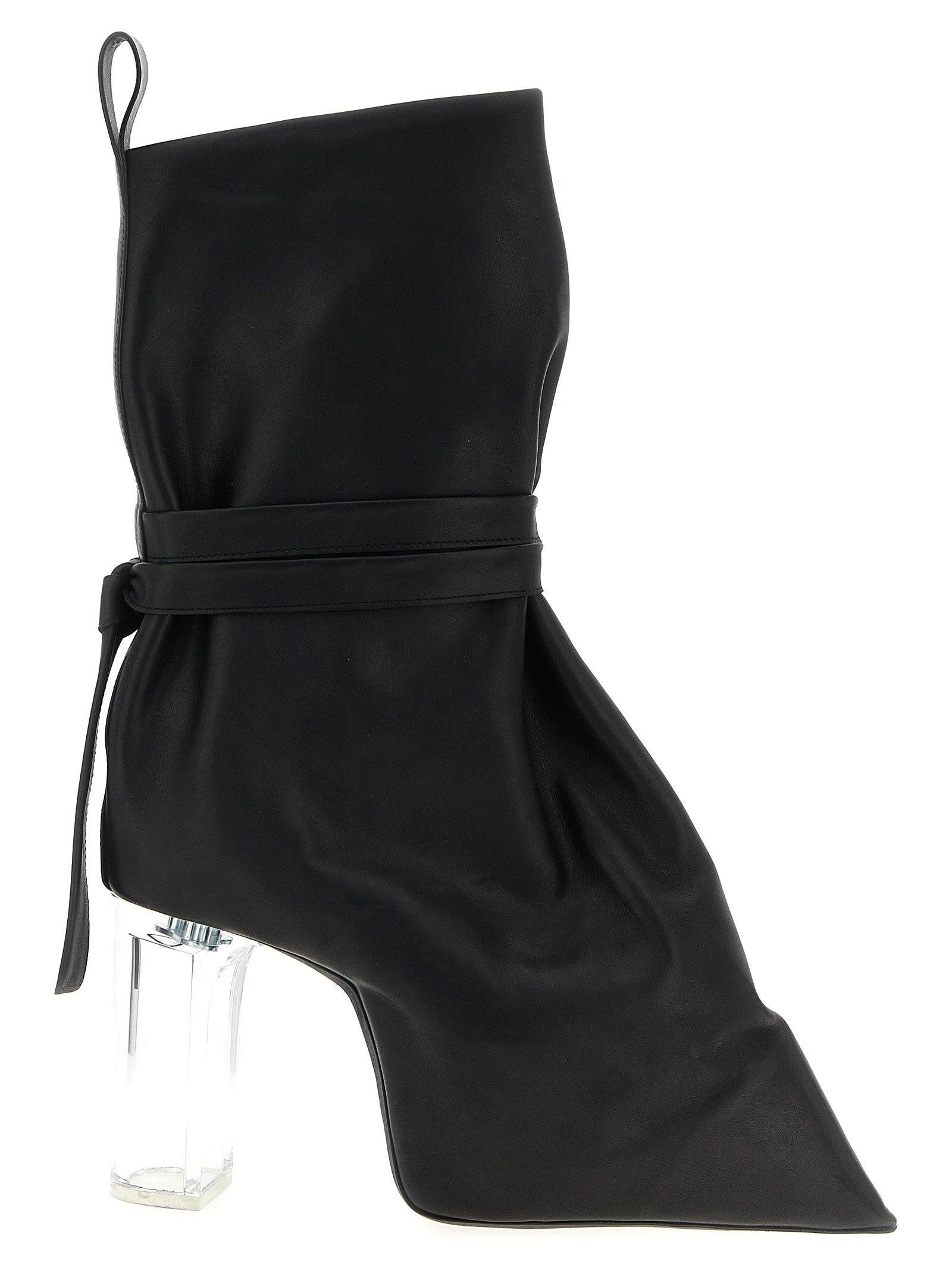 RICK OWENS - RICK OWENS - ’Tied Taco Kiss’ ankle boots - Women’s Shoes