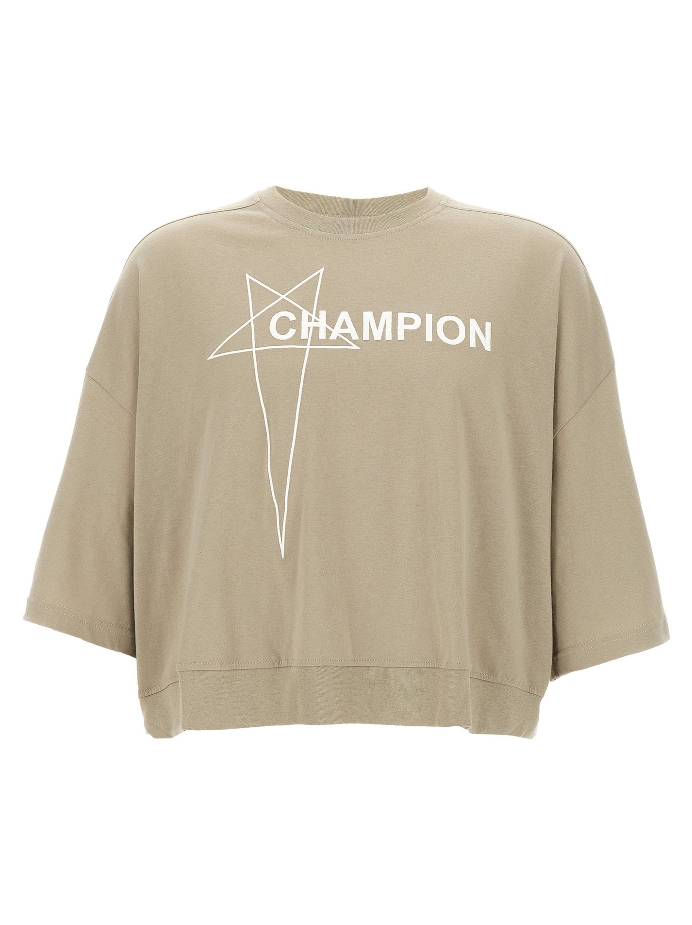 RICK OWENS - RICK OWENS - T-shirt Champion x Rick Owens - Men’s Tops