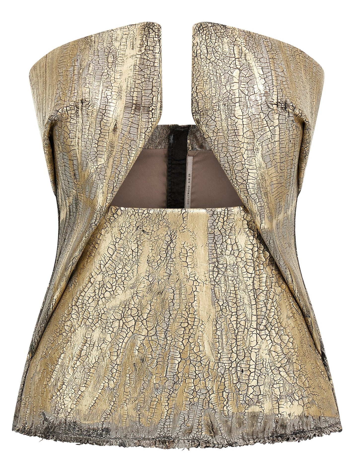 RICK OWENS - RICK OWENS - ’Woven Prong’ top - Women’s Tops