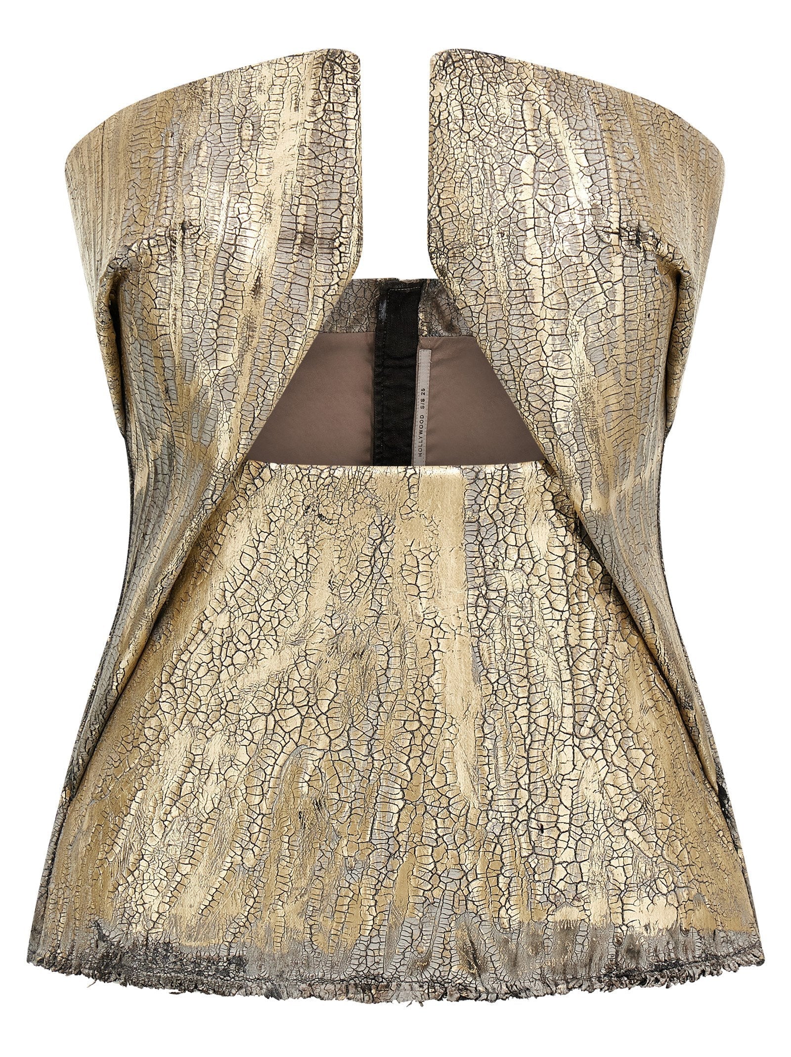 RICK OWENS - RICK OWENS - ’Woven Prong’ top - Women’s Tops