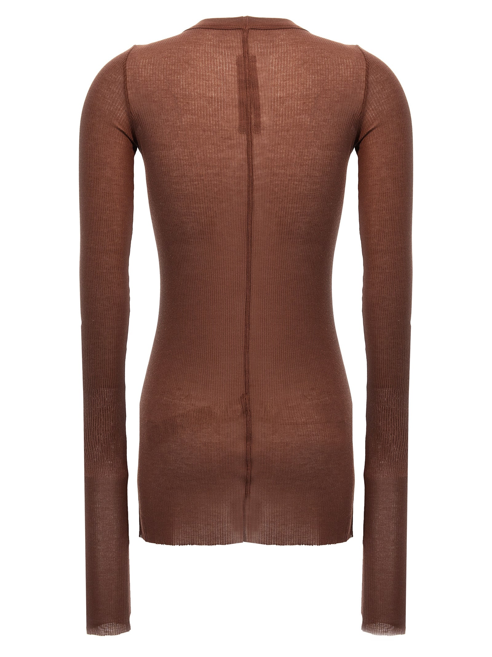 RICK OWENS - RICK OWENS - ’Rib Ls T’ T-shirt - Women’s Tops