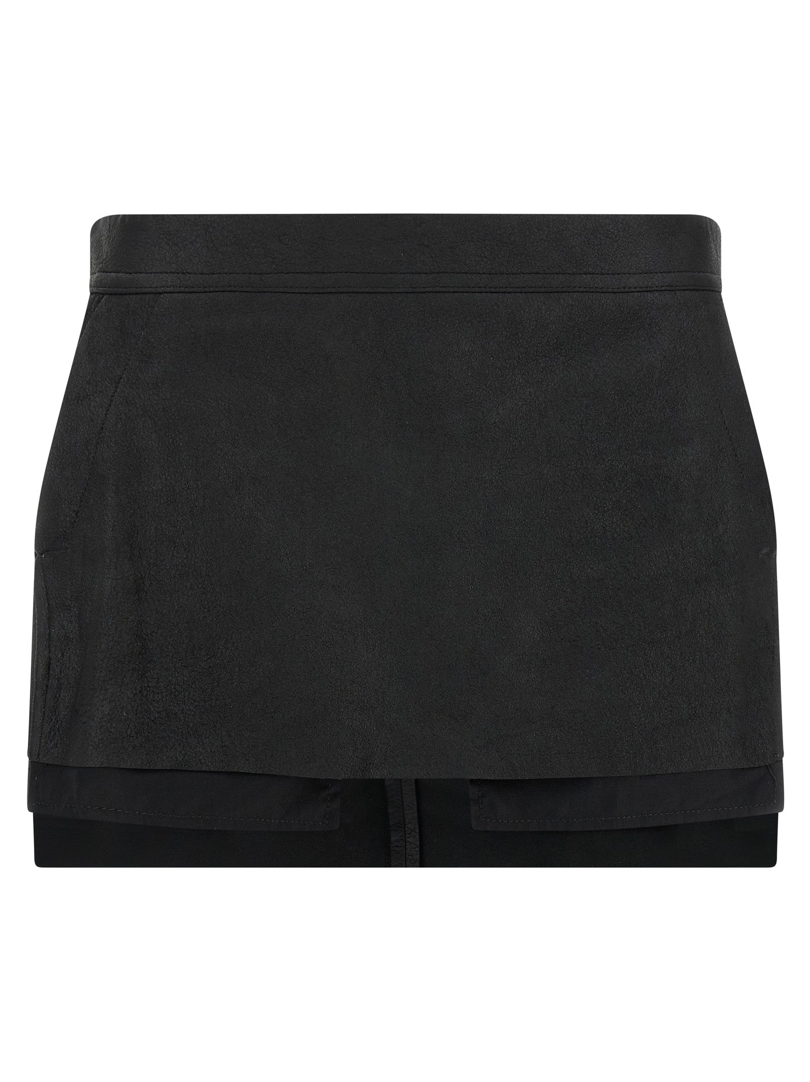 RICK OWENS - RICK OWENS - ’Fog Cutdff’ mini skirt - Women’s Bottoms