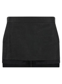 RICK OWENS - RICK OWENS - ’Fog Cutdff’ mini skirt - Women’s Bottoms