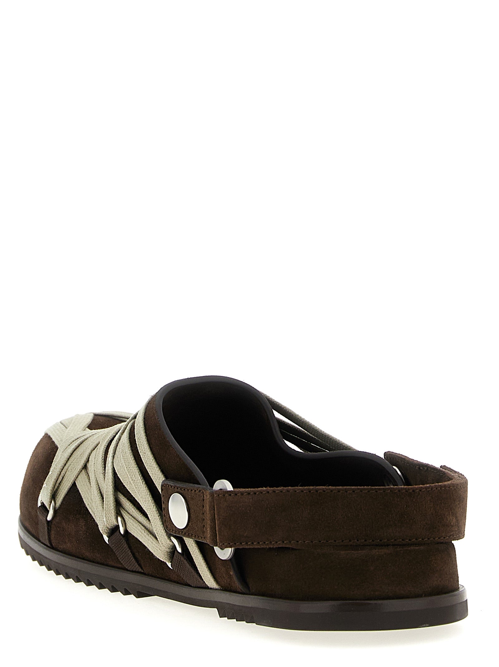 RICK OWENS - RICK OWENS - ’Megalace Mule Granola’ sabots - Men’s Shoes