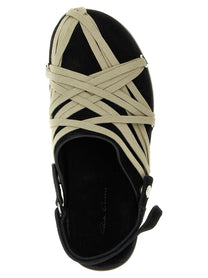 RICK OWENS - RICK OWENS - ’Megalace Mule Granola’ sabots - Men’s Shoes