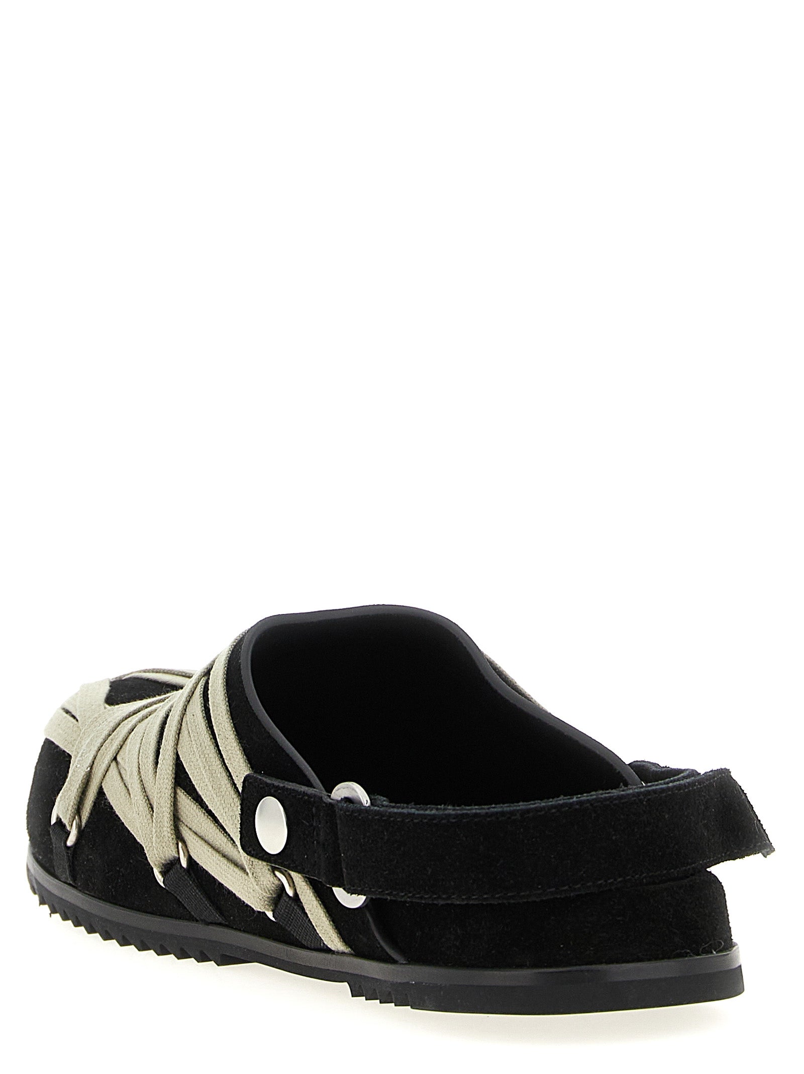 RICK OWENS - RICK OWENS - ’Megalace Mule Granola’ sabots - Men’s Shoes
