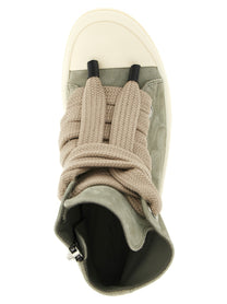 Rick Owens Jumbolace Sneaks Sneakers Green, view 4