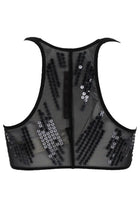 Rick Owens Lilies Women's Top Unhorny Black, view 2
