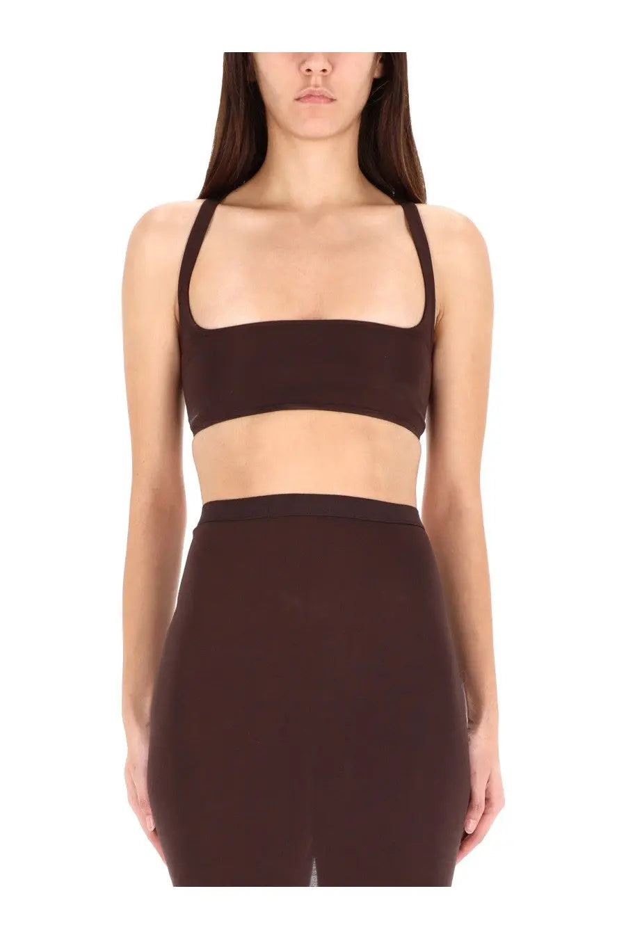 Rick Owens Lilies Women's Top Unhorny Brown