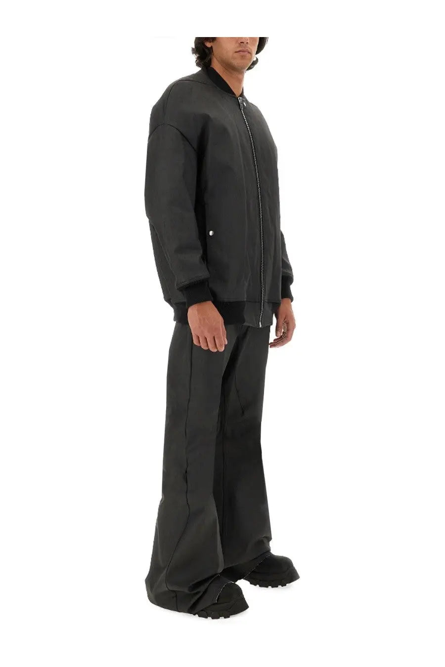 Rick Owens Men's Bomber Black, view 2