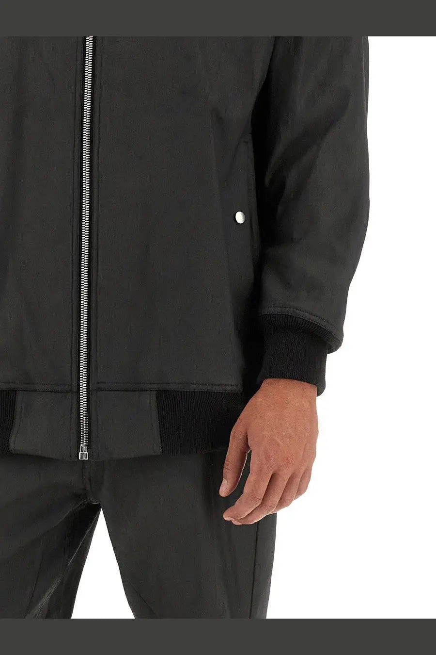 Rick Owens Men's Bomber Black, view 4