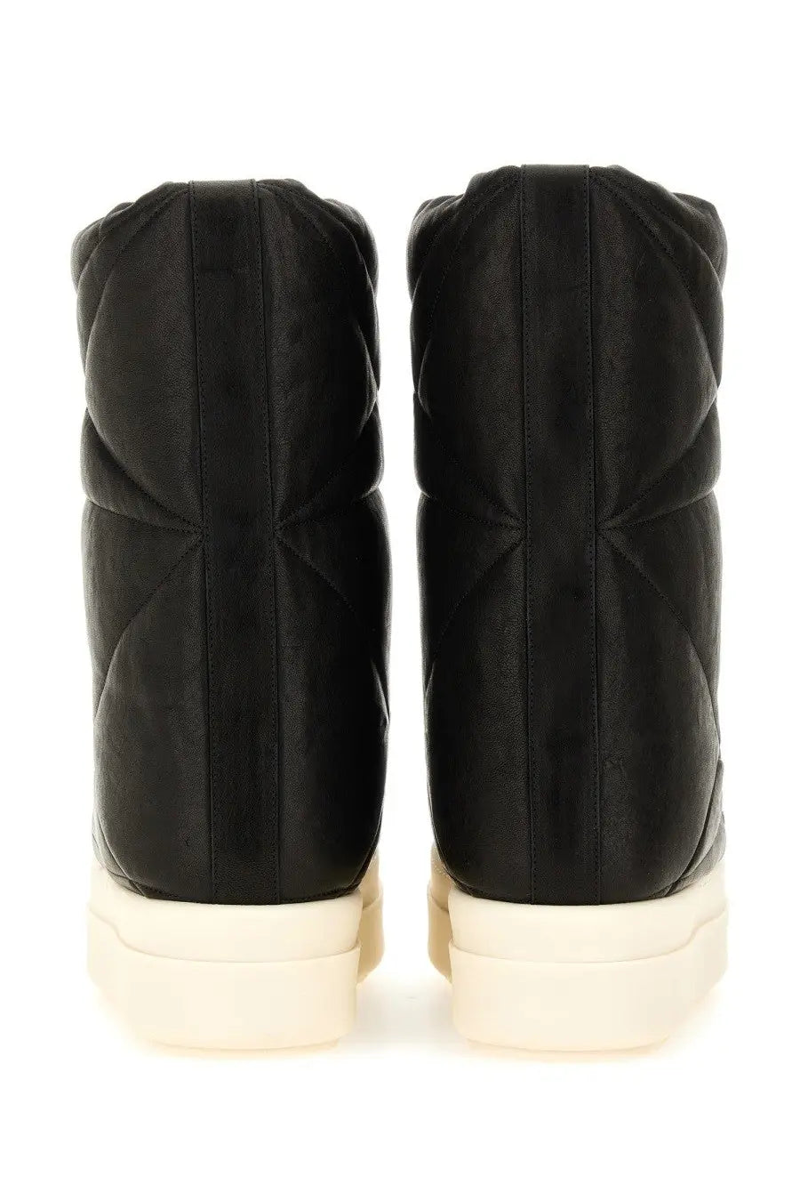 Rick Owens Men's Boot Mega Bumper Lunar Black, view 3