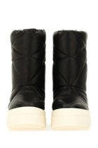 Rick Owens Men's Boot Mega Bumper Lunar Black, view 4
