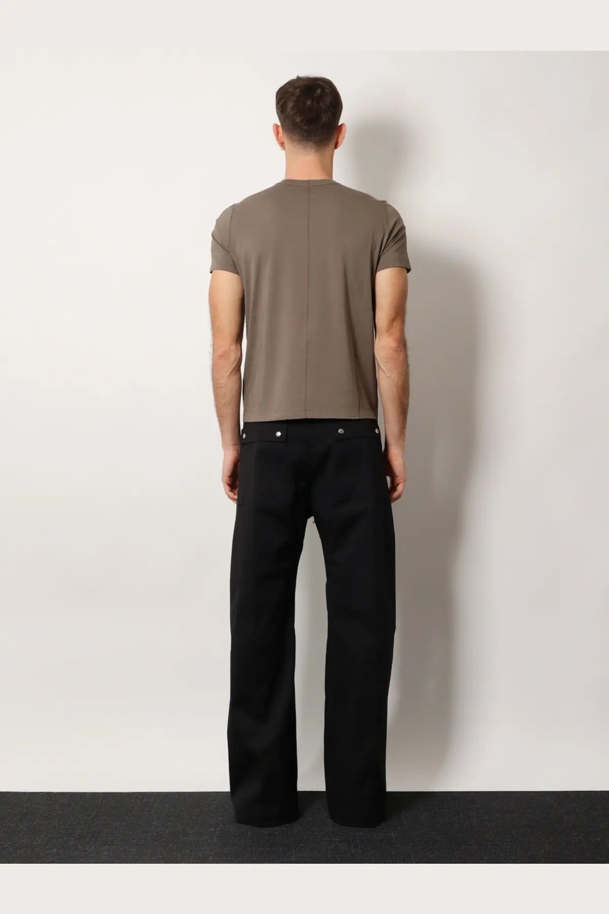 Rick Owens Men's Cotton Shirt Grey, view 3