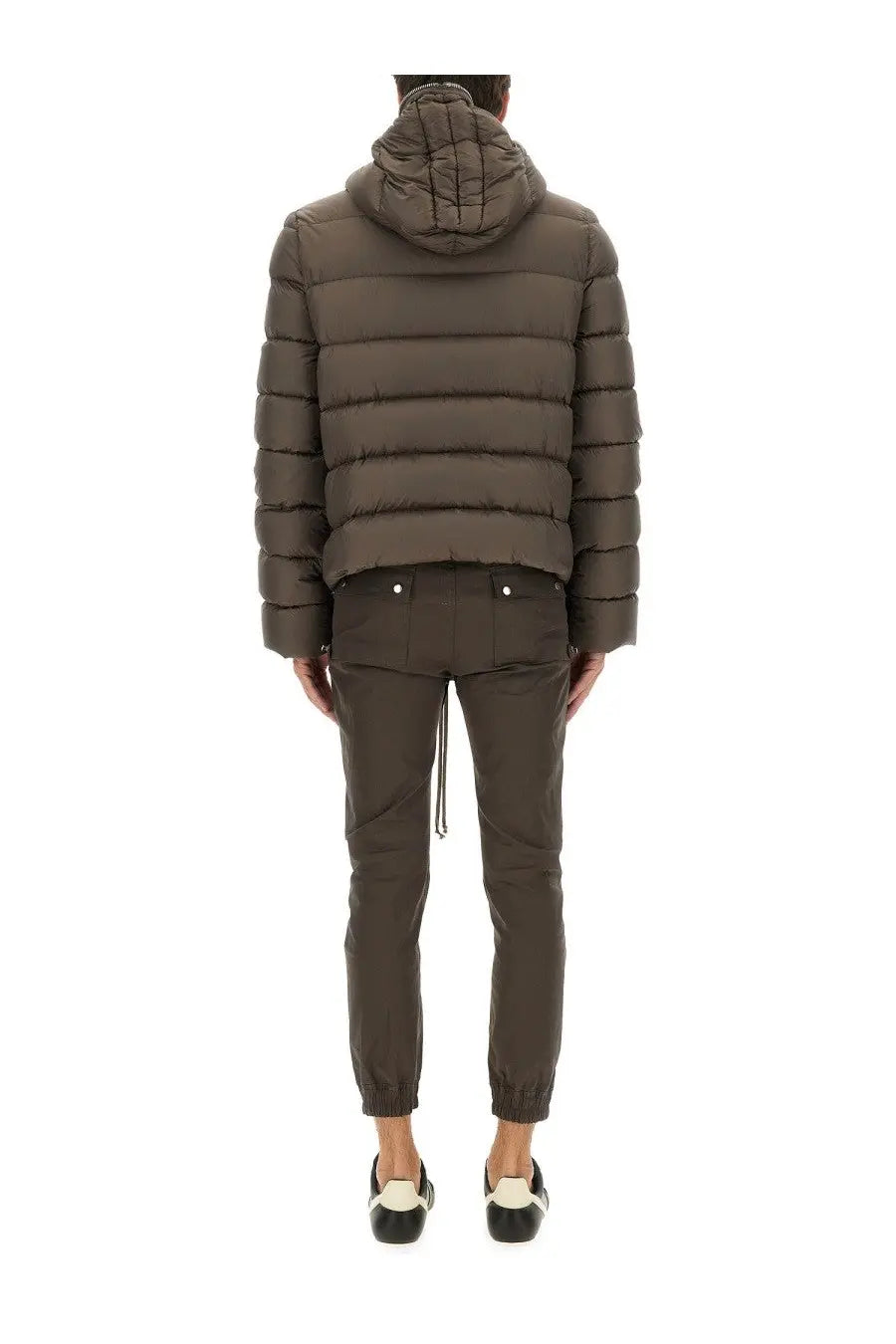 Rick Owens Men's Down Jacket Gimp Grey, view 3