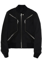 Rick Owens Men's Heizer Flight Jacket Black