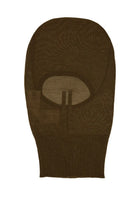 Rick Owens Men's Knitted Balaclava Brown, view 2