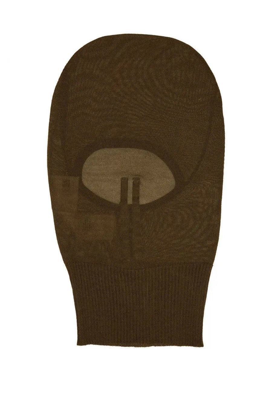 Rick Owens Men's Knitted Balaclava Brown, view 2