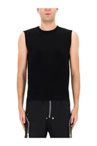 Rick Owens Men's Knitted Tops Black, view 4