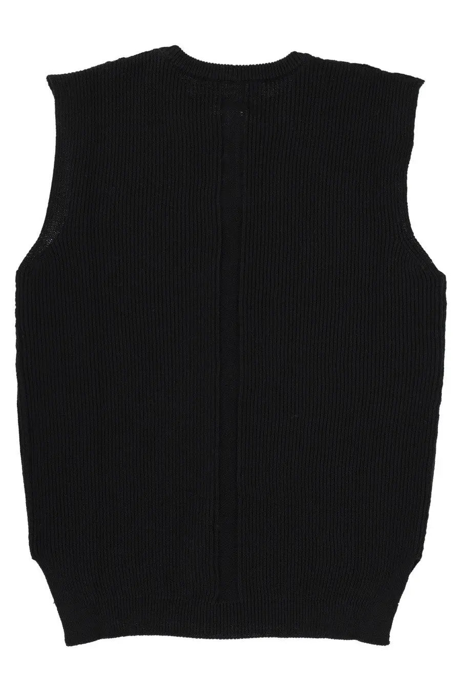Rick Owens Men's Knitted Tops Black, view 3