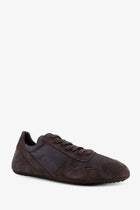 Rick Owens Men's Minimal Nylon and Suede Sneakers Multicolor, view 2