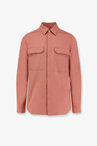 Rick Owens Men's Organic Cotton Shirt Orange