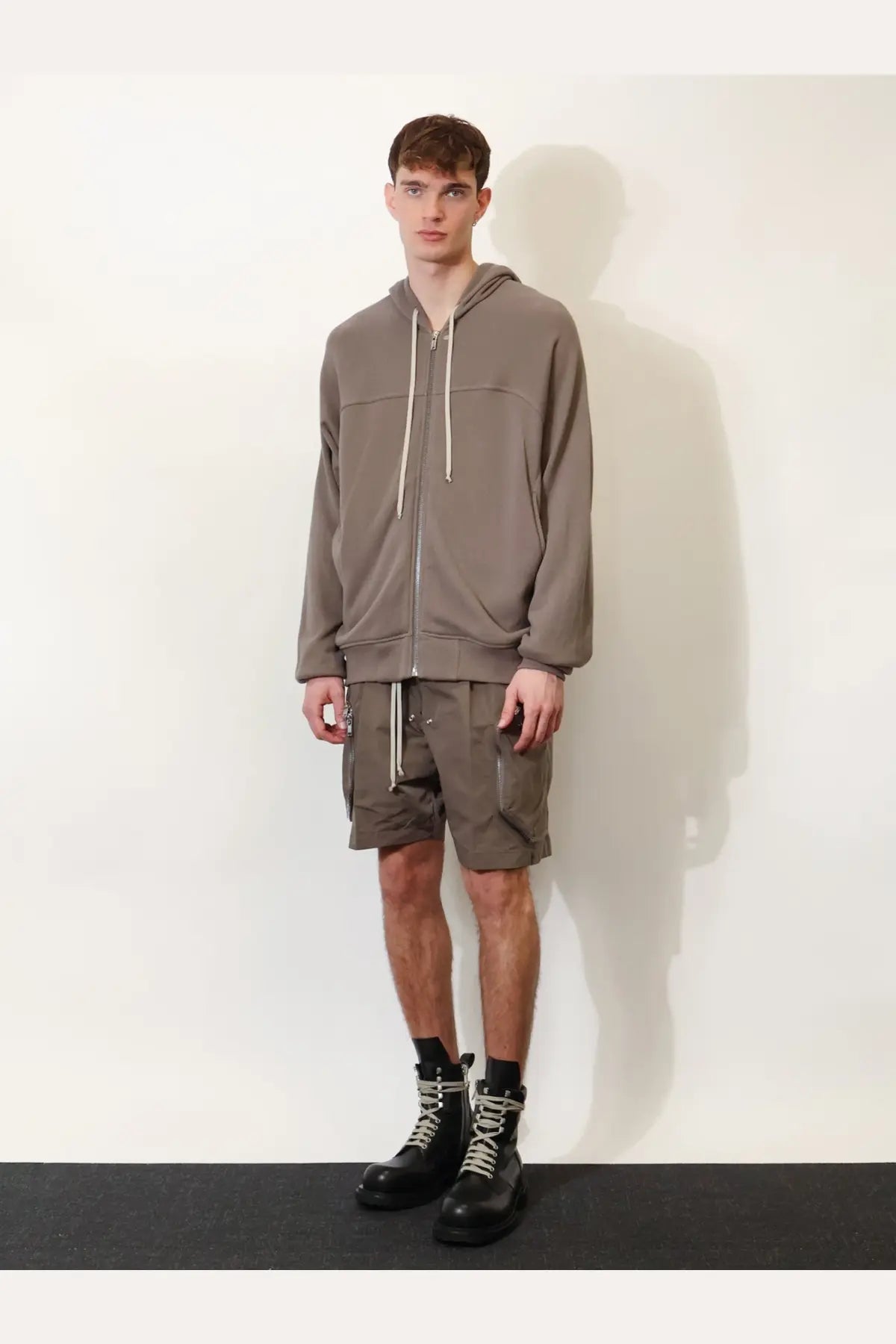 Rick Owens Men's Organic Cotton Sweatshirt Grey, view 2