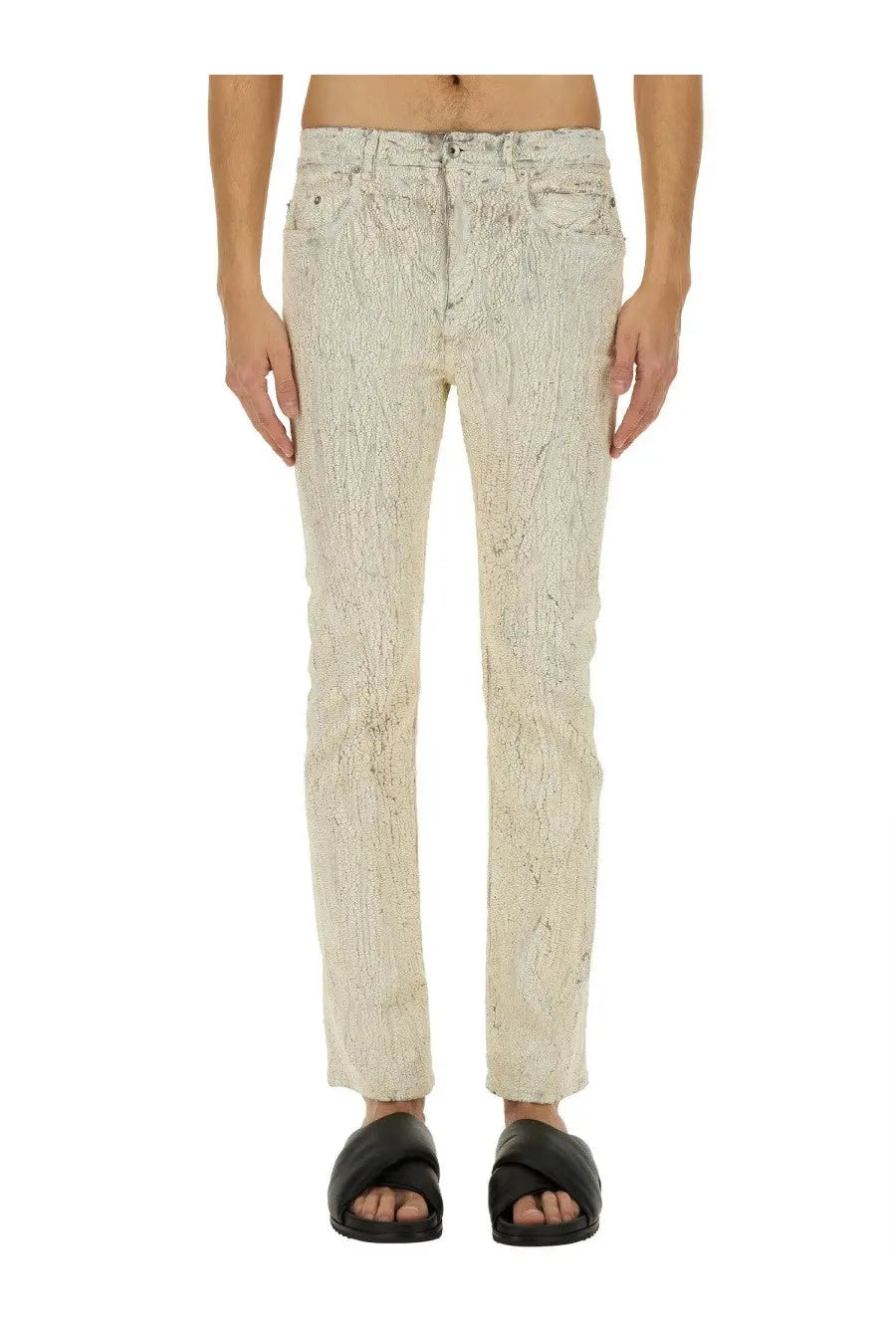 Rick Owens Men's Pants Headon Utility White
