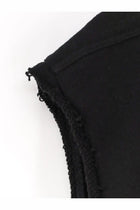 Rick Owens Men's Sleeveless Organic Cotton Sweatshirt Black, view 5