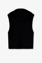 Rick Owens Men's Sleeveless Organic Cotton Sweatshirt Black, view 4
