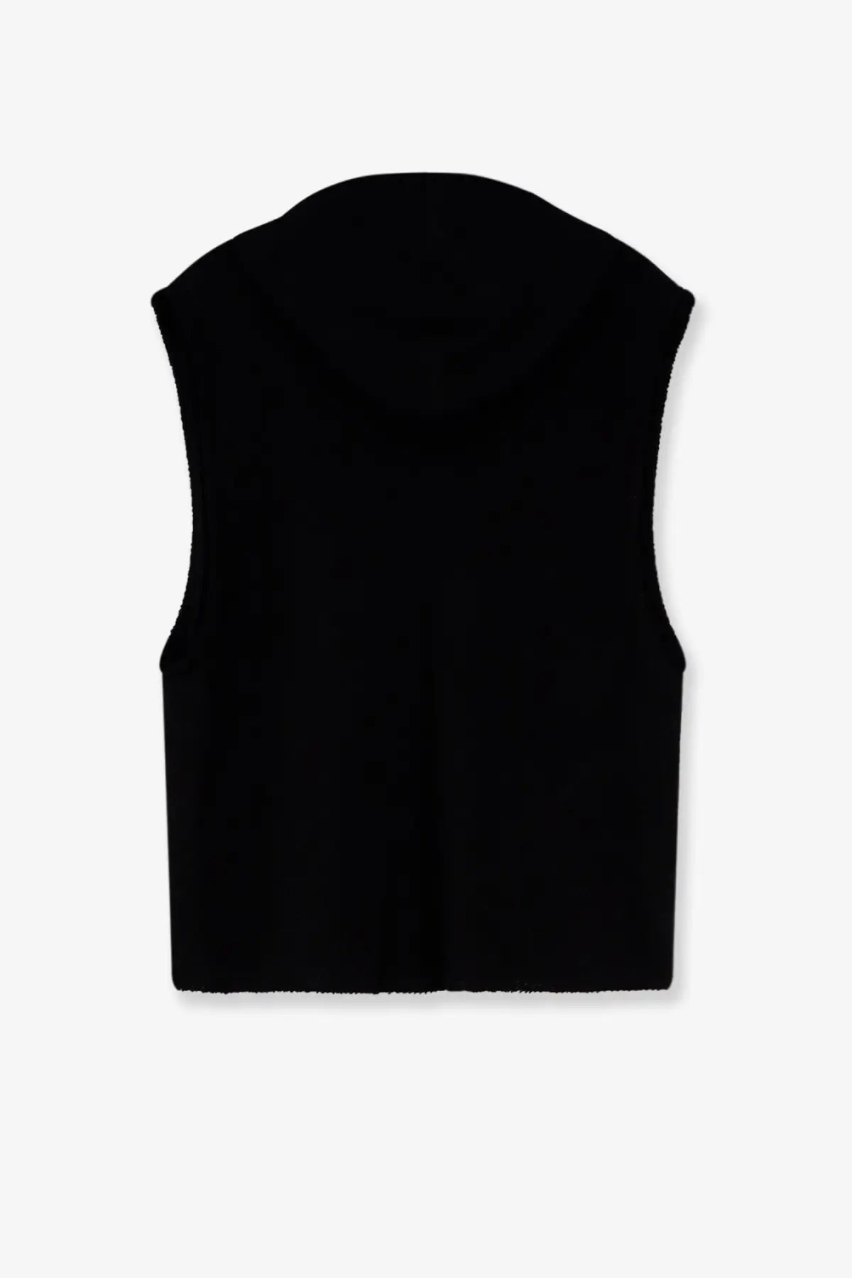 Rick Owens Men's Sleeveless Organic Cotton Sweatshirt Black, view 4