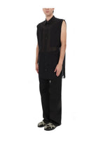 Rick Owens Men's Sleeveless Shirt Jumbo Black, view 2