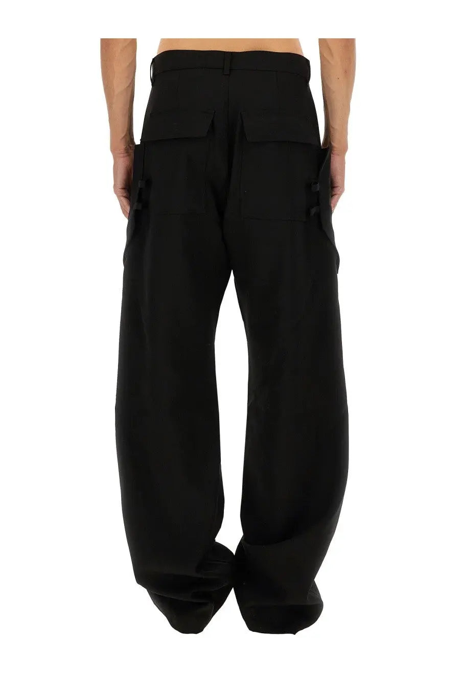 Rick Owens Men's Stefan Cargo Pants Black, view 4