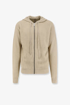 Rick Owens Men's Virgin Wool Cardigan Beige