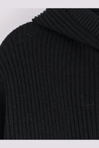 Rick Owens Men's Virgin Wool Cardigan Black, view 3