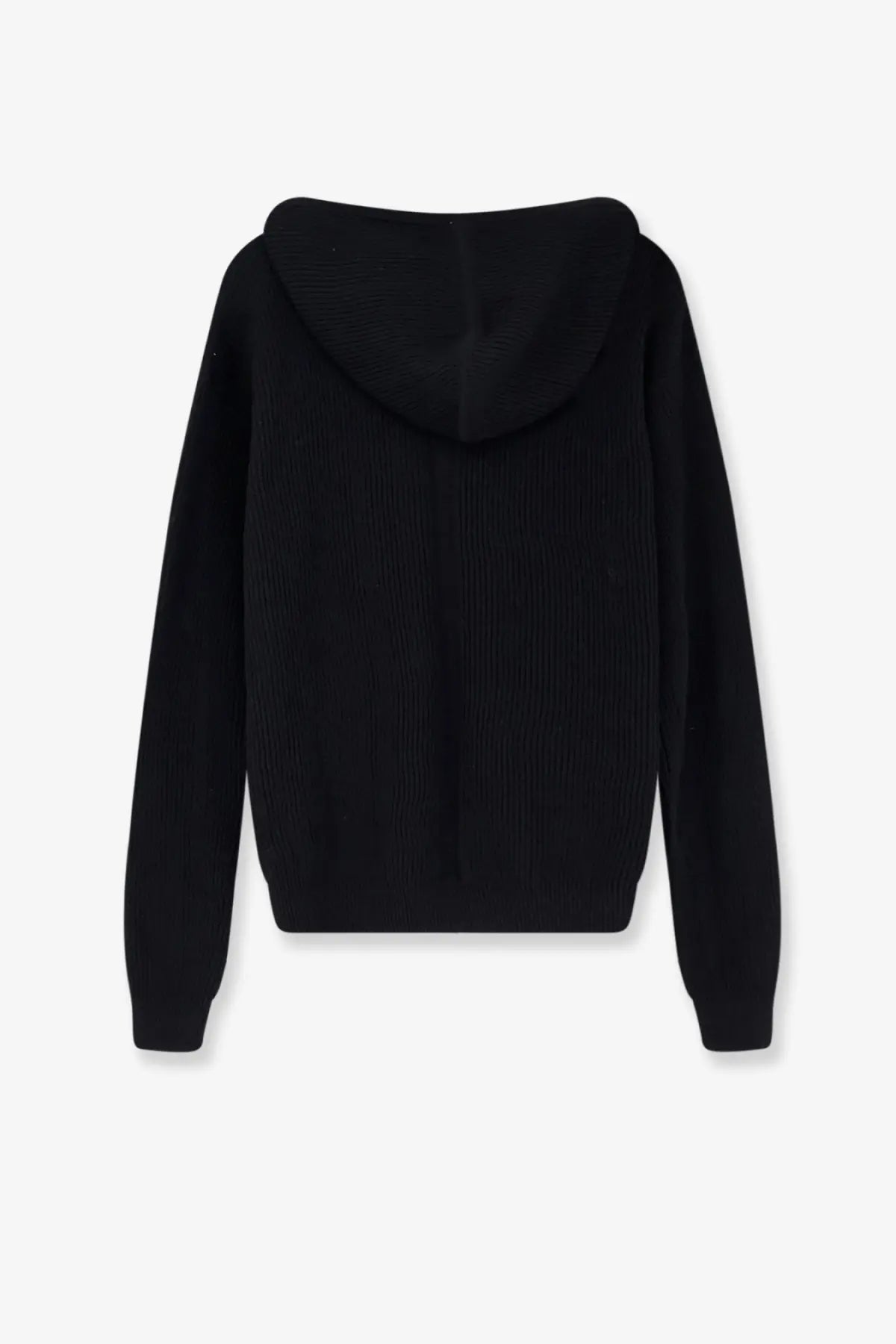 Rick Owens Men's Virgin Wool Cardigan Black, view 2
