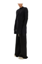 Rick Owens Men's Wool Jersey Black, view 2