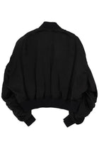 Rick Owens Women's Bomber Jacket Bucket Flight Black, view 3