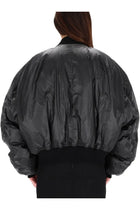Rick Owens Women's Bomber Jacket Runway Cal Black, view 3