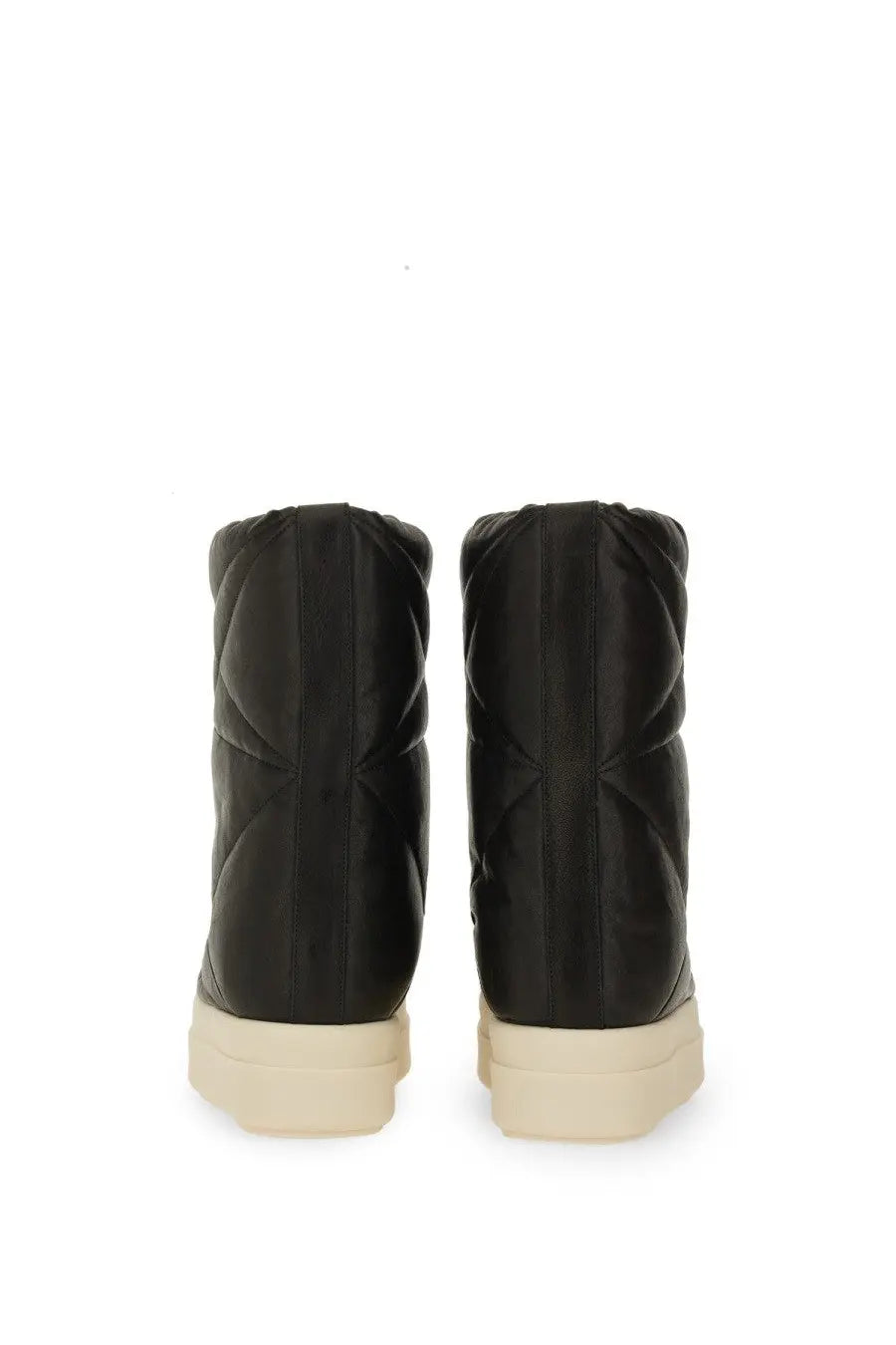 Rick Owens Women's Boot Mega Bumper Lunar Black, view 3