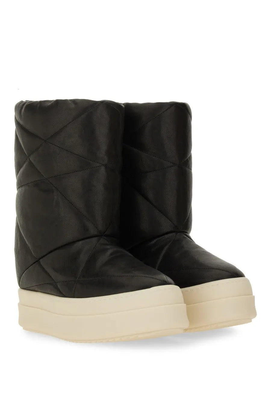 Rick Owens Women's Boot Mega Bumper Lunar Black, view 2