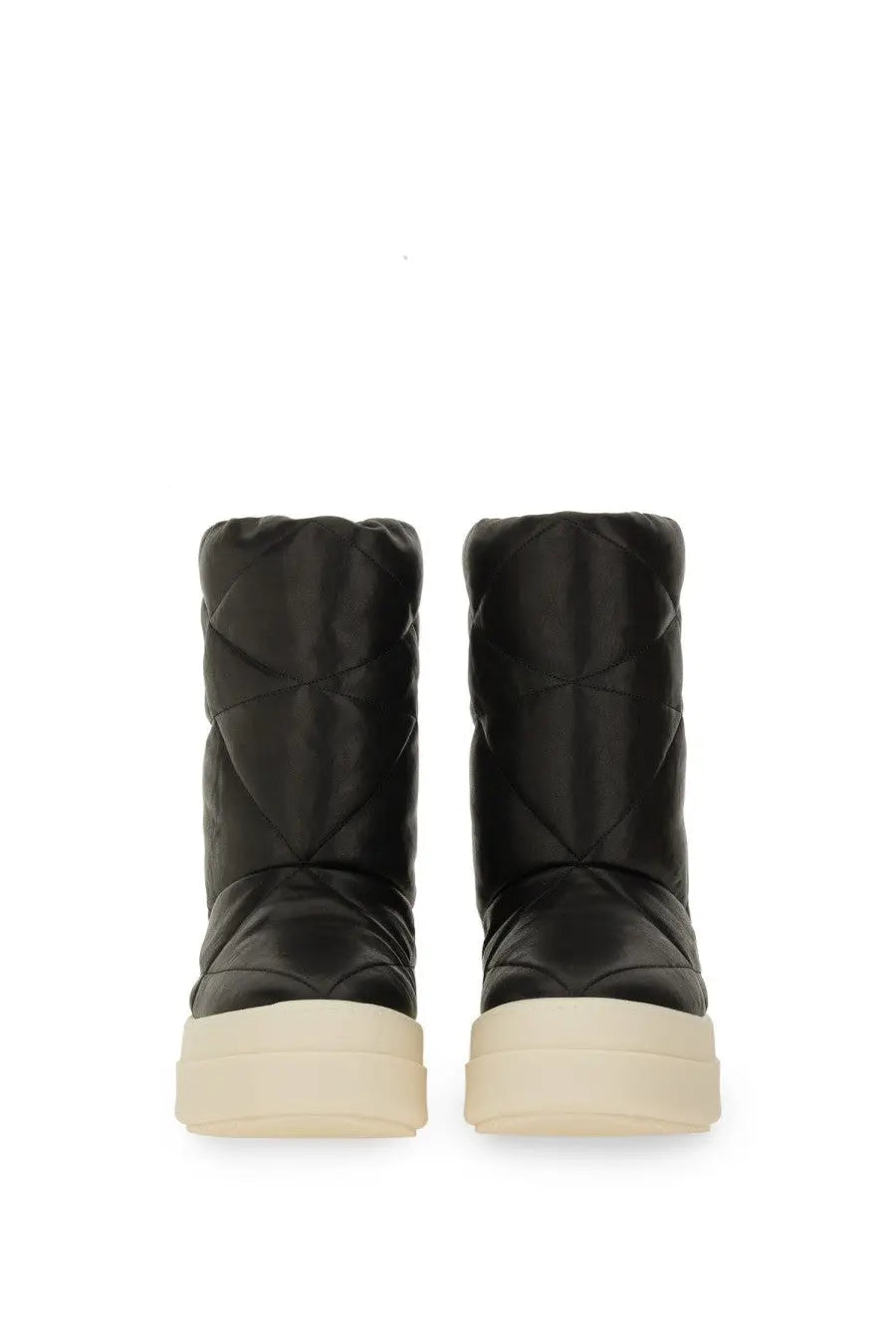 Rick Owens Women's Boot Mega Bumper Lunar Black, view 4